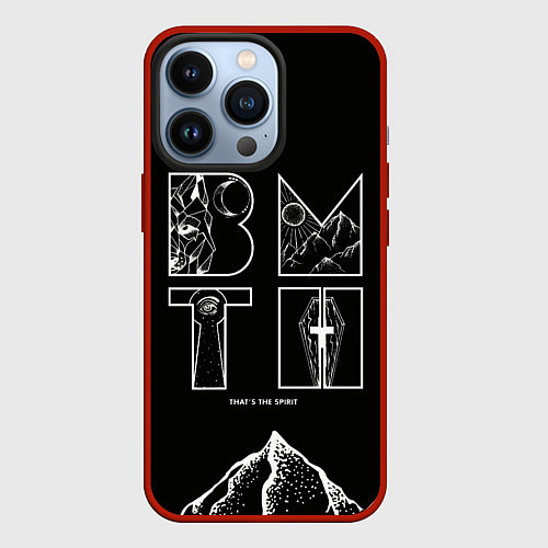 Чехол iPhone 13 Pro Thats the spirit BMTH / 3D-Красный – фото 1