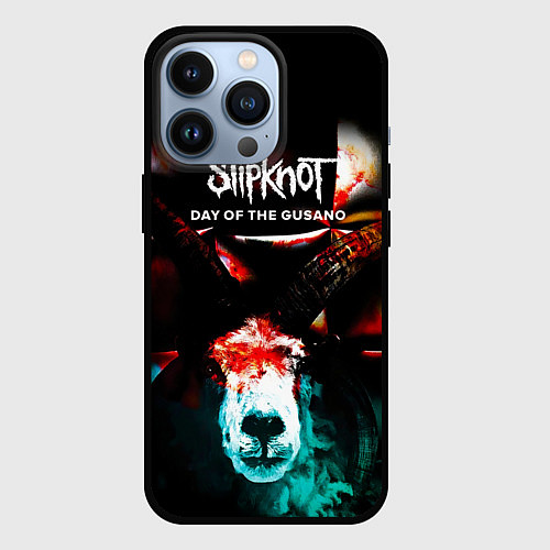 Чехол iPhone 13 Pro Day of the Gusano: Live in Mexico - Slipknot / 3D-Черный – фото 1