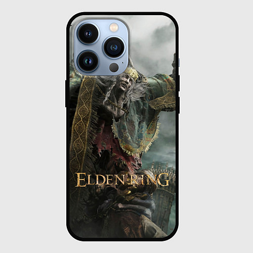 Чехол iPhone 13 Pro Elden Ring - Ведьма / 3D-Черный – фото 1