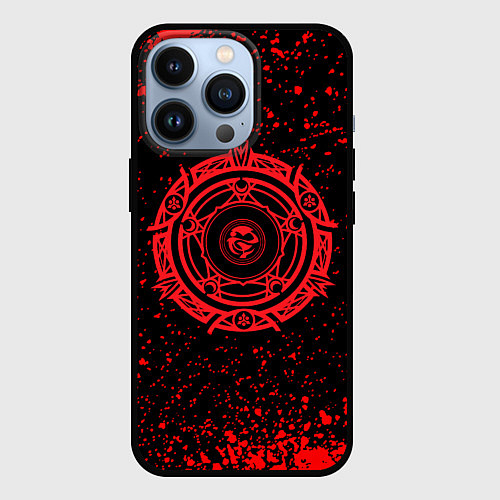 Чехол iPhone 13 Pro Демоны старшей школы Клан Гремори / 3D-Черный – фото 1