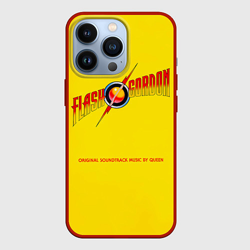 Чехол iPhone 13 Pro Flash Gordon - Queen / 3D-Красный – фото 1