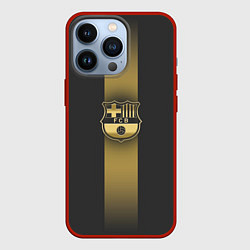 Чехол для iPhone 13 Pro Barcelona Gold-Graphite Theme, цвет: 3D-красный