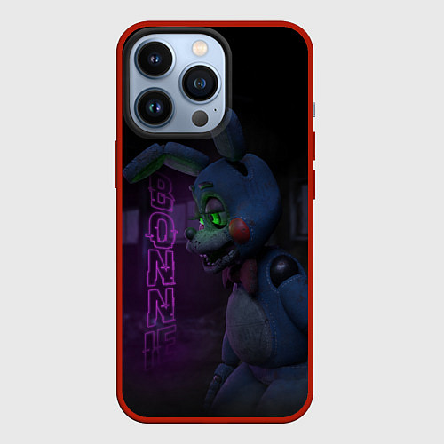 Чехол iPhone 13 Pro BONNIE BROKEN / 3D-Красный – фото 1