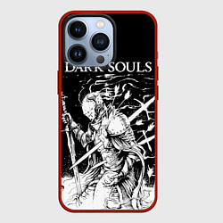 Чехол для iPhone 13 Pro Dark Souls, The Ashen One, цвет: 3D-красный