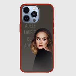 Чехол для iPhone 13 Pro Взгляд Адель, цвет: 3D-красный