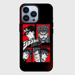 Чехол для iPhone 13 Pro JOJO BIZARRE ADVENTURE ДЖОДЖО АРТ, цвет: 3D-черный