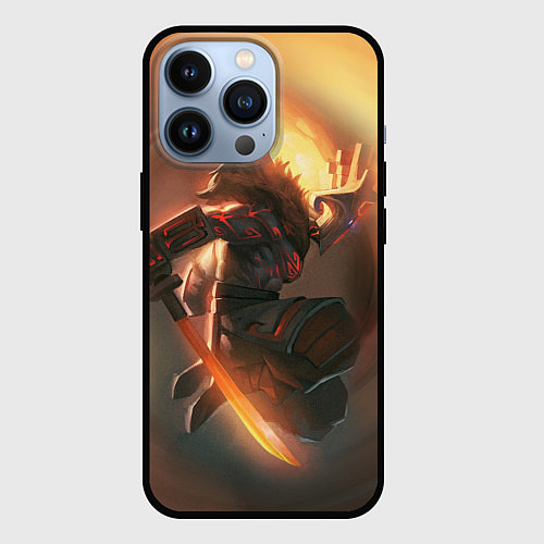 Чехол iPhone 13 Pro DOTA 2 ДЖАГЕРНАУТ / 3D-Черный – фото 1