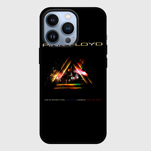 Чехол iPhone 13 Pro Live at the Empire Pool - Pink Floyd / 3D-Черный – фото 1