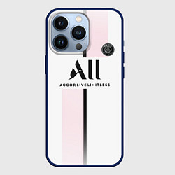 Чехол для iPhone 13 Pro Neymar 10 PSG Pink Theme, цвет: 3D-тёмно-синий