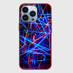 Чехол iPhone 13 Pro NEON LINES Glowing Lines Effect