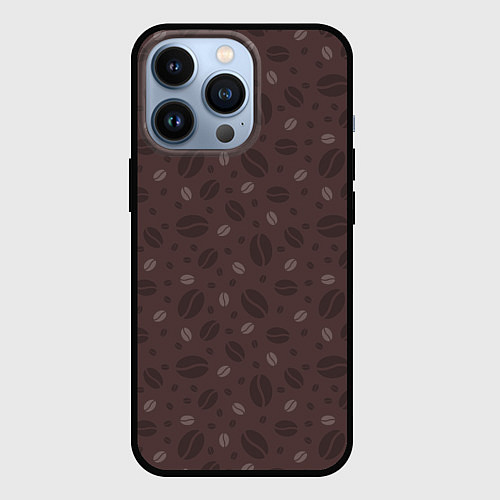 Чехол iPhone 13 Pro Кофе - Coffee / 3D-Черный – фото 1