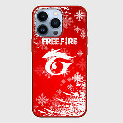 Чехол iPhone 13 Pro Free Fire - Новогодний