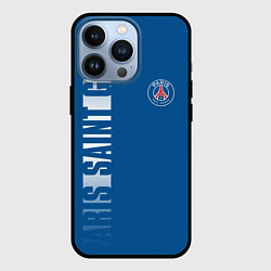 Чехол для iPhone 13 Pro PSG PARIS SAINT GERMAIN WHITE LINE SPORT, цвет: 3D-черный