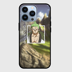 Чехол iPhone 13 Pro Ван-Пис One Piece, Зоро Ророноа Zoro Roronoa