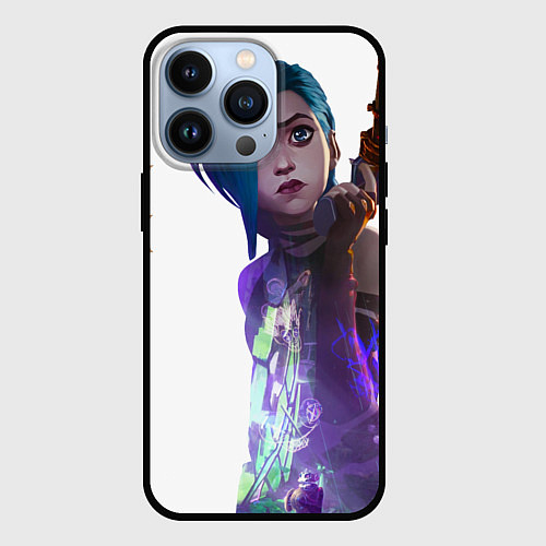 Чехол iPhone 13 Pro Джинкс Arcane / 3D-Черный – фото 1