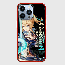 Чехол для iPhone 13 Pro Genshin Impact - Jean, цвет: 3D-красный