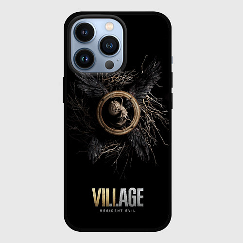 Чехол iPhone 13 Pro RE Village Wings / 3D-Черный – фото 1