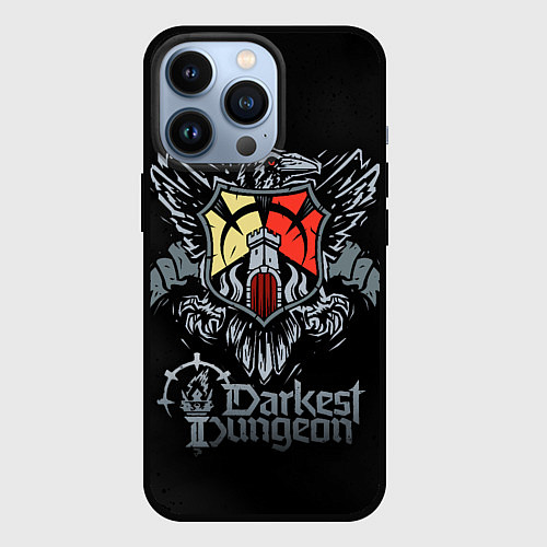 Чехол iPhone 13 Pro Darkest Dungeon герб / 3D-Черный – фото 1