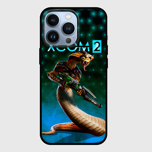 Чехол iPhone 13 Pro XCOM ИКС КОМ рептилия / 3D-Черный – фото 1