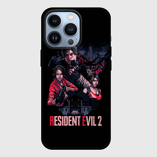 Чехол iPhone 13 Pro RE 2 Remaster / 3D-Черный – фото 1