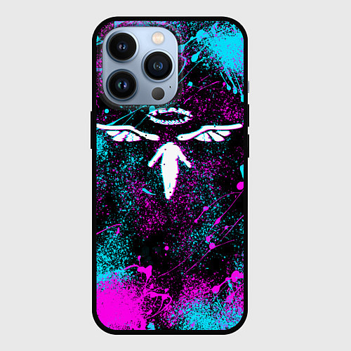 Чехол iPhone 13 Pro TEAM VALHALLA ВАЛЬХАЛЛА NEON / 3D-Черный – фото 1