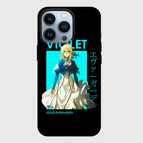 Чехол iPhone 13 Pro VIOLET - Violet Evergarden / 3D-Черный – фото 1