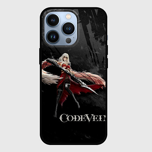 Чехол iPhone 13 Pro Ева Ру Code Vein / 3D-Черный – фото 1