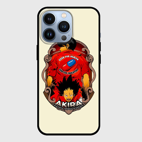 Чехол iPhone 13 Pro AKIRA neo tokyo is about to explode / 3D-Черный – фото 1