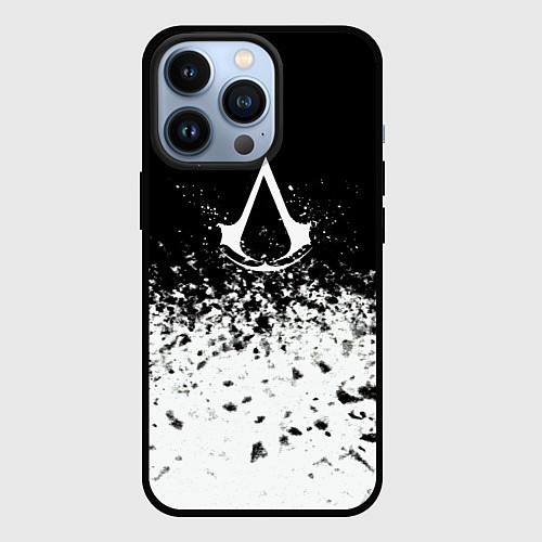 Чехол iPhone 13 Pro Assassins creed ассасины / 3D-Черный – фото 1