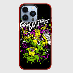 Чехол для iPhone 13 Pro Battletoads - Боевые Жабы, цвет: 3D-красный