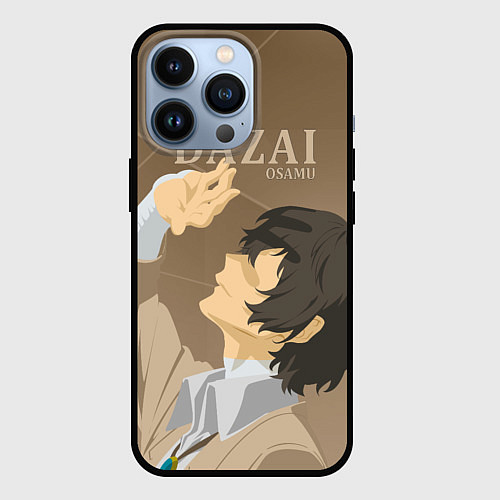 Чехол iPhone 13 Pro Дазай Осаму Dazai Osamu, bungou stray dogs образ / 3D-Черный – фото 1