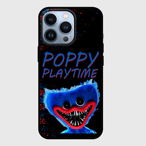 Чехол iPhone 13 Pro Хагги ВАГГИ Poppy Playtime / 3D-Черный – фото 1