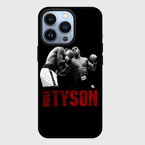 Чехол iPhone 13 Pro Майк Тайсон Mike Tyson / 3D-Черный – фото 1
