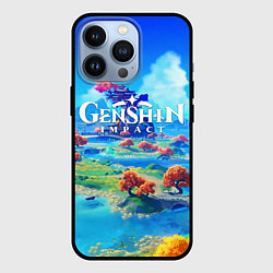 Чехол iPhone 13 Pro МИР ГЕНШИН ИМПАКТ WORLD GENSHIN IMPACT