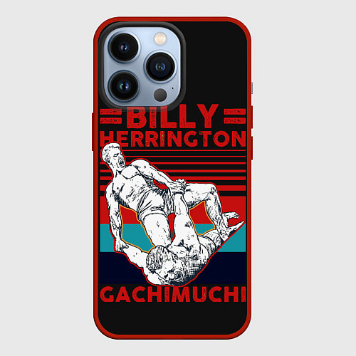 Чехол iPhone 13 Pro Гачимучи дерется Gachi / 3D-Красный – фото 1
