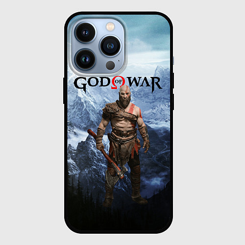 Чехол iPhone 13 Pro Великий God of War Z / 3D-Черный – фото 1