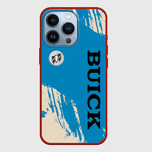 Чехол iPhone 13 Pro Buick Logo emblem / 3D-Красный – фото 1