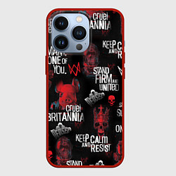 Чехол для iPhone 13 Pro WATCH DOGS LEGION REVOLUTION PATTERN, цвет: 3D-красный