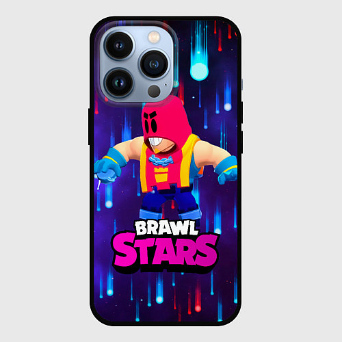 Чехол iPhone 13 Pro GROM BRAWL STARS ГРОМ БРАВЛ СТАРС / 3D-Черный – фото 1