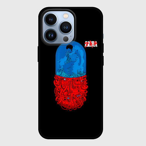 Чехол iPhone 13 Pro Сима в капсуле - Akira / 3D-Черный – фото 1