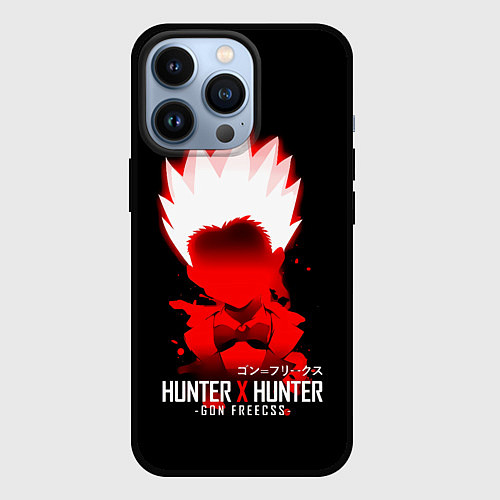 Чехол iPhone 13 Pro Hunter x Hunter - Gon Furikusu / 3D-Черный – фото 1