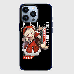 Чехол для iPhone 13 Pro GENSHIN IMPACT, KLEE POSTER, цвет: 3D-тёмно-синий