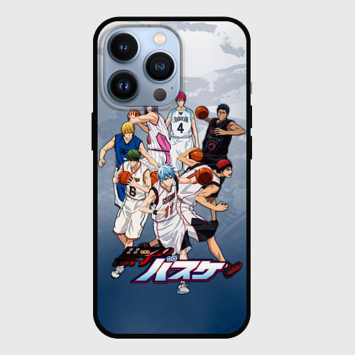 Чехол iPhone 13 Pro Kuroko no Basket Баскетбол Куроко / 3D-Черный – фото 1