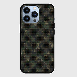 Чехол iPhone 13 Pro Камуфляж: лесной