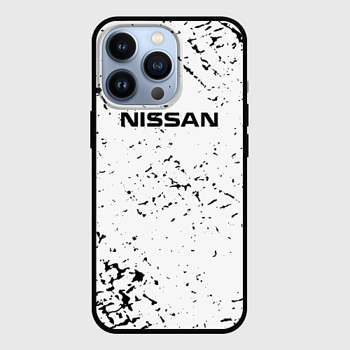 Чехол iPhone 13 Pro Nissan ниссан / 3D-Черный – фото 1