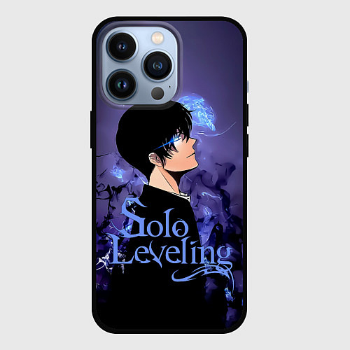 Чехол iPhone 13 Pro Sung Jinwoo - Solo Leveling / 3D-Черный – фото 1