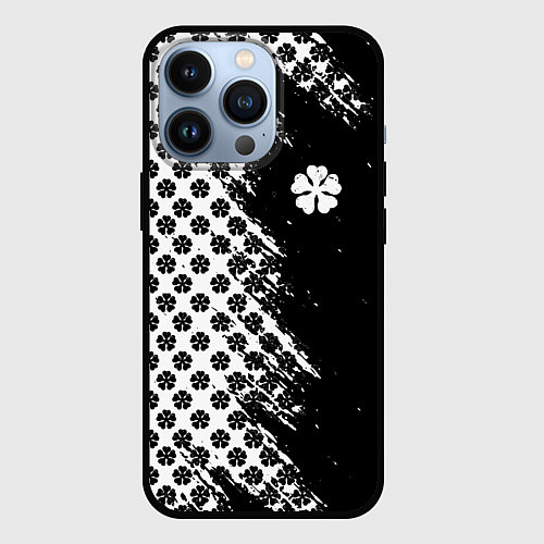 Чехол iPhone 13 Pro Манга чёрный клевер / 3D-Черный – фото 1
