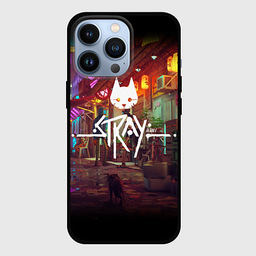 Чехол iPhone 13 Pro Stray: Poster / 3D-Черный – фото 1