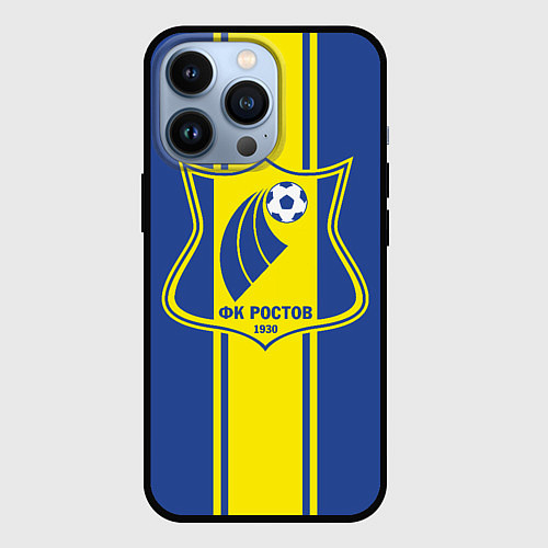 Чехол iPhone 13 Pro ФК - Ростов / 3D-Черный – фото 1
