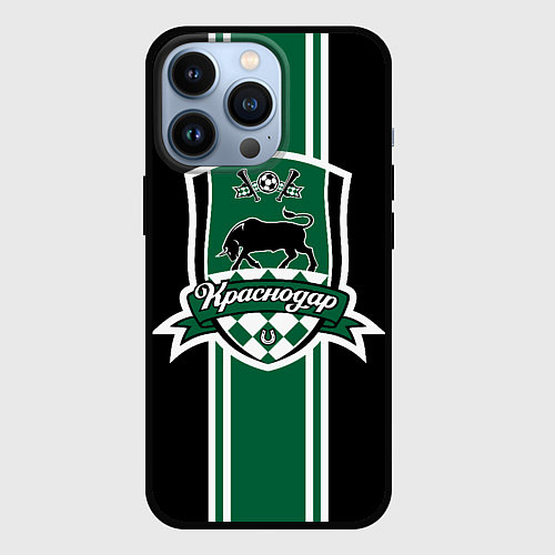 Чехол iPhone 13 Pro КРАСНОДАР KRASNODAR / 3D-Черный – фото 1